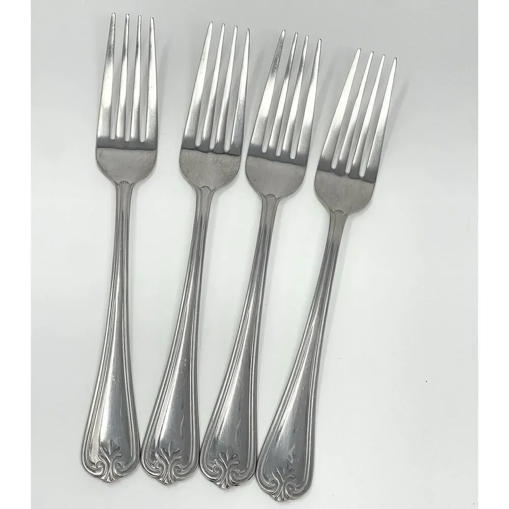 Lenox BUTLERS GOURMET Stainless Flatware 18/8 Dinner Forks 8 1/4